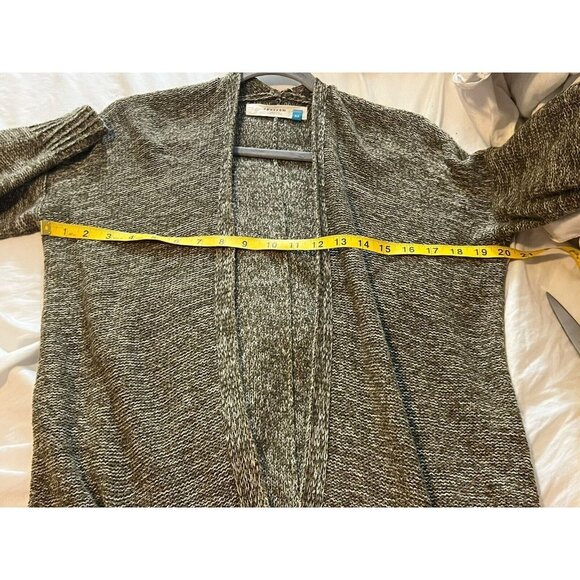 Anthropologie Sparrow Womens Cardigan Sweater Green Open Front Cozy Boho XS - Picture 11 of 13